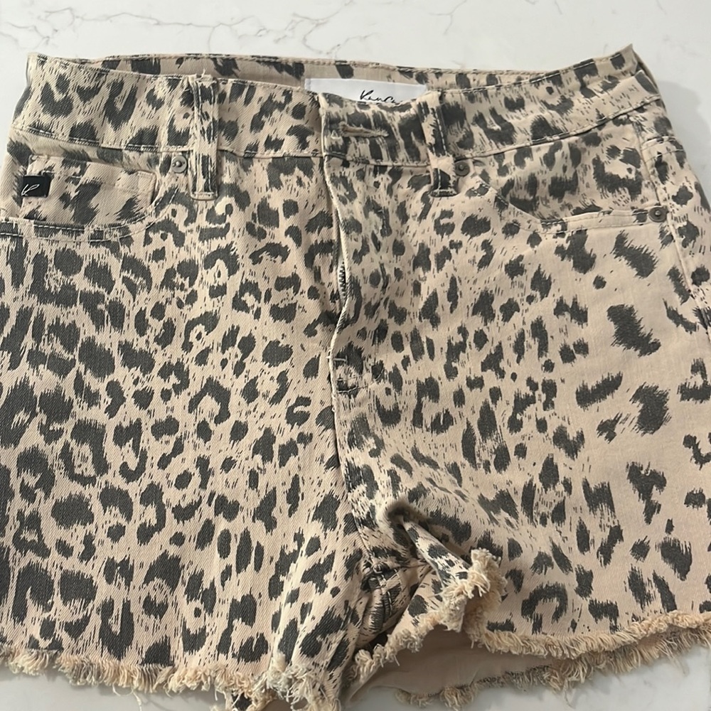 Cheetah print shorts